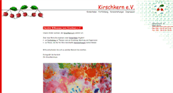 Desktop Screenshot of kirschkern-ev.de